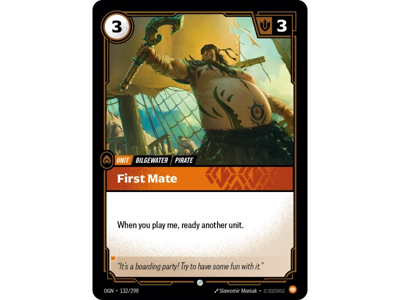 First Mate OGN-132 | Origins | ProCards México