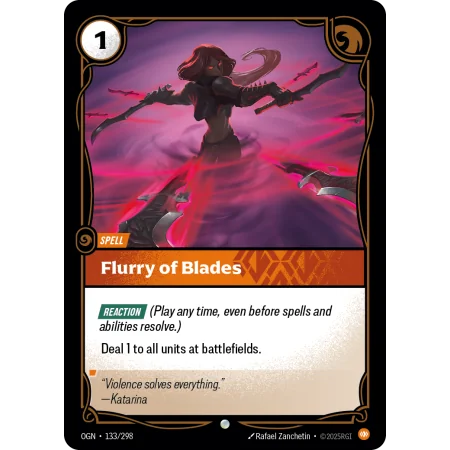 Flurry of Blades OGN-133 | Origins | ProCards México