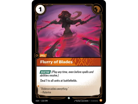 Flurry of Blades OGN-133 | Origins | ProCards México