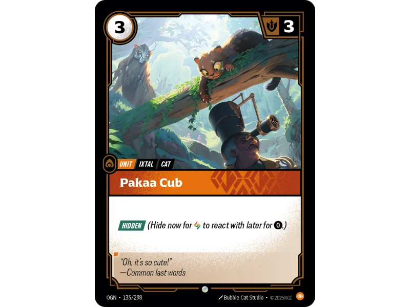 Pakaa Cub OGN-135 | Origins | ProCards México