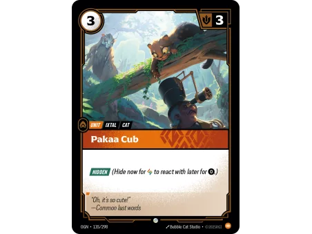Pakaa Cub OGN-135 | Origins | ProCards México