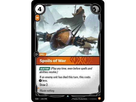 Spoils of War OGN-144 | Origins | ProCards México