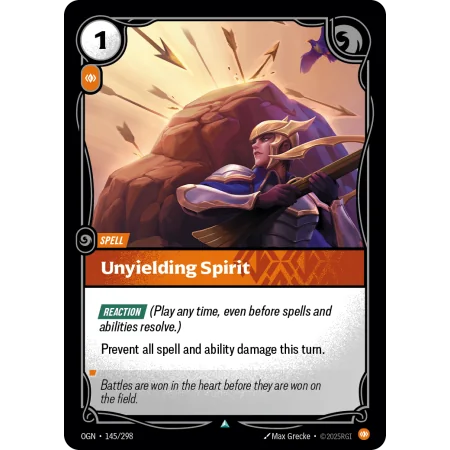 Unyielding Spirit OGN-145 | Origins | ProCards México