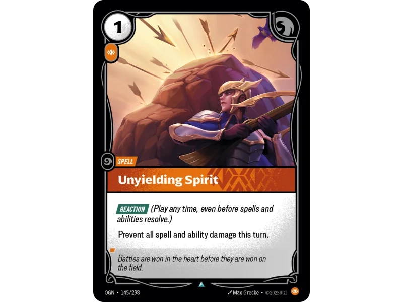 Unyielding Spirit OGN-145 | Origins | ProCards México