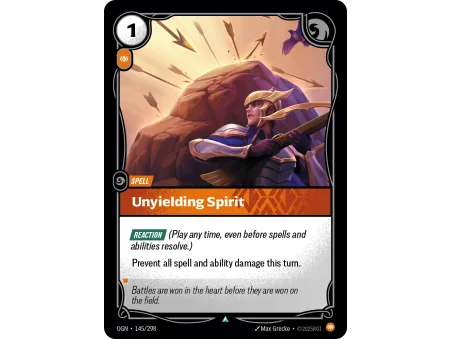 Unyielding Spirit OGN-145 | Origins | ProCards México