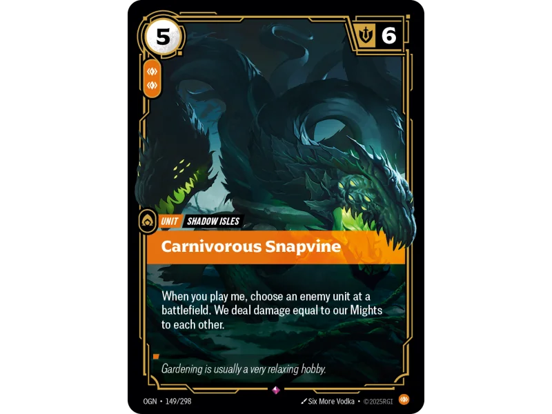 Carnivorous Snapvine OGN-149 | Origins | ProCards México