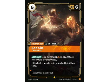 Lee Sin, Centered OGN-151A | Origins | ProCards México