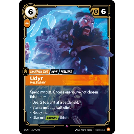 Udyr, Wildman OGN-157 | Origins | ProCards México
