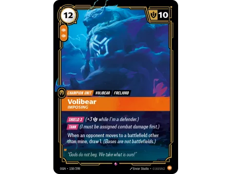 Volibear, Imposing OGN-158 | Origins | ProCards México