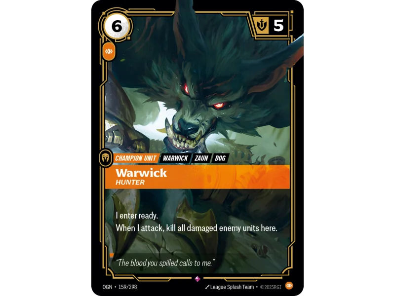 Warwick, Hunter OGN-159 | Origins | ProCards México