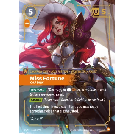 Miss Fortune, Captain OGN-162A | Origins | ProCards México