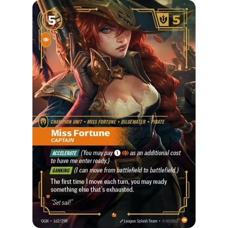 Miss Fortune, Captain OGN-162 | Origins | ProCards México