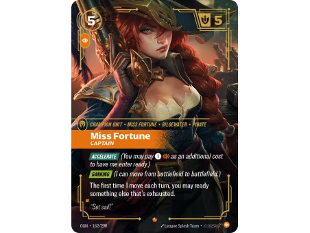 Miss Fortune, Captain OGN-162 | Origins | ProCards México
