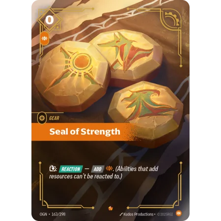 Seal of Strength OGN-163 | Origins | ProCards México
