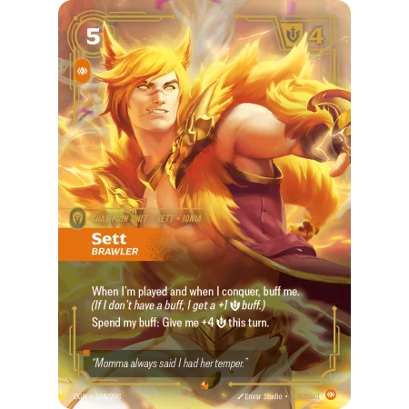 Sett, Brawler OGN-164 | Origins | ProCards México
