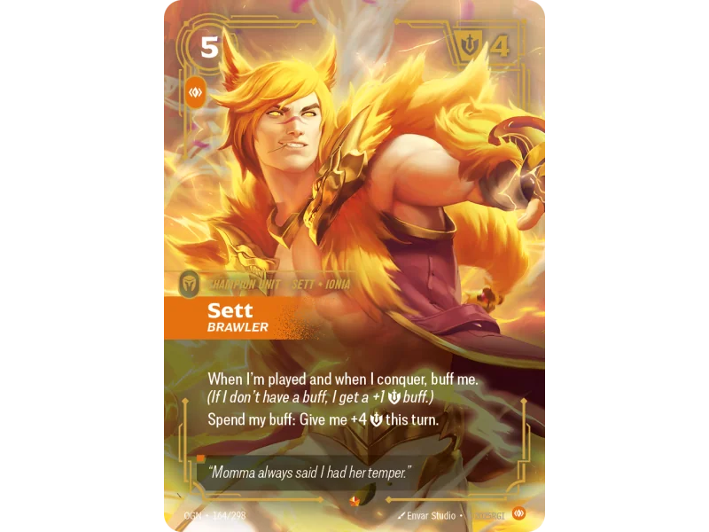 Sett, Brawler OGN-164 | Origins | ProCards México