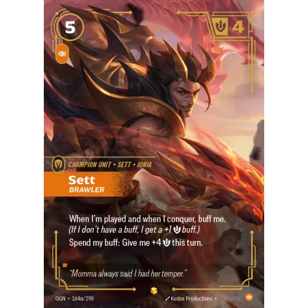 Sett, Brawler OGN-164A | Origins | ProCards México