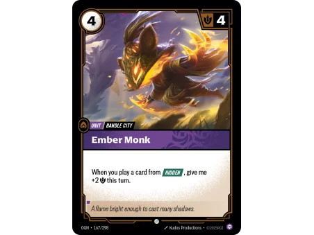 Ember Monk OGN-167 | Origins | ProCards México