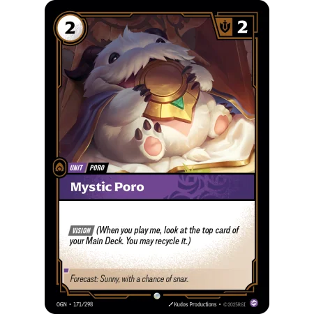 Mystic Poro OGN-171 | Origins | ProCards México