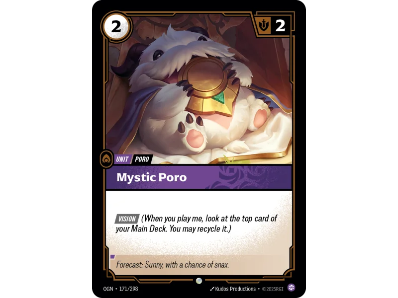 Mystic Poro OGN-171 | Origins | ProCards México
