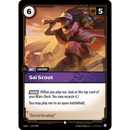 Sai Scout OGN-174 | Origins | ProCards México