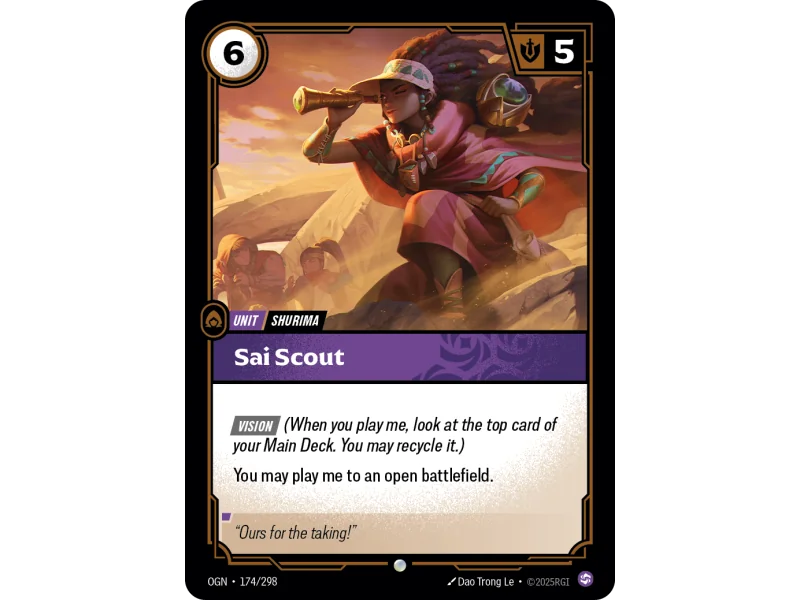 Sai Scout OGN-174 | Origins | ProCards México
