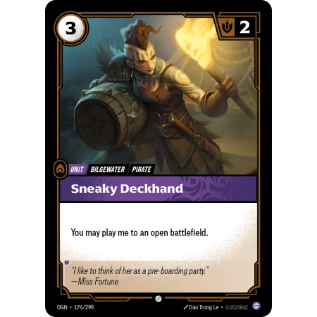 Sneaky Deckhand OGN-176 | Origins | ProCards México