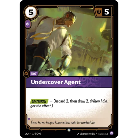 Undercover Agent OGN-178 | Origins | ProCards México