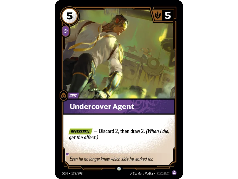 Undercover Agent OGN-178 | Origins | ProCards México