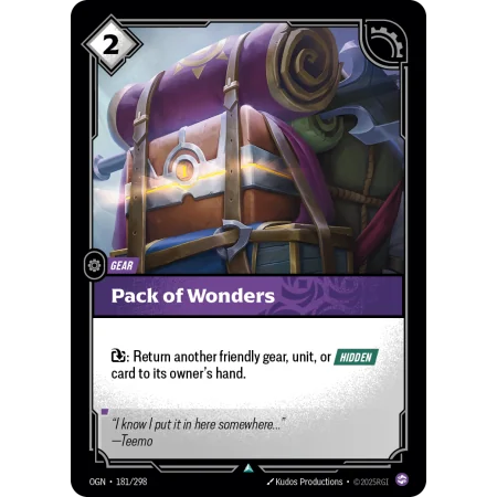Pack of Wonders OGN-181 | Origins | ProCards México