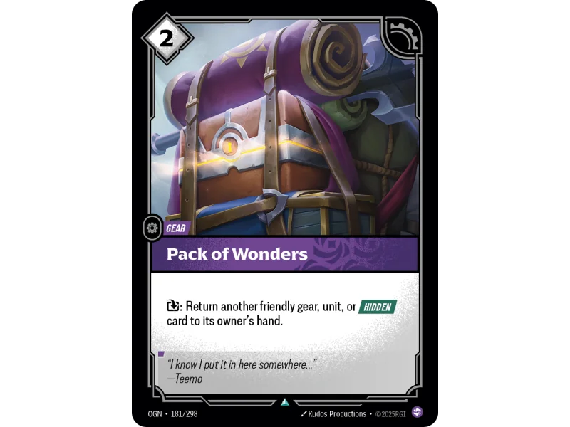 Pack of Wonders OGN-181 | Origins | ProCards México