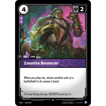 Zaunite Bouncer OGN-188 | Origins | ProCards México
