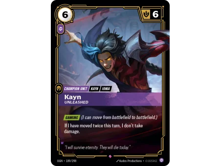 Kayn, Unleashed OGN-189 | Origins | ProCards México