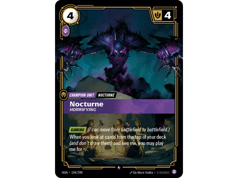 Nocturne, Horrifying OGN-194 | Origins | ProCards México
