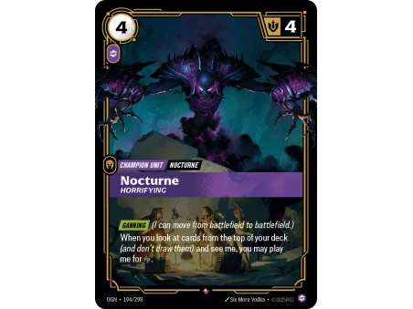 Nocturne, Horrifying OGN-194 | Origins | ProCards México