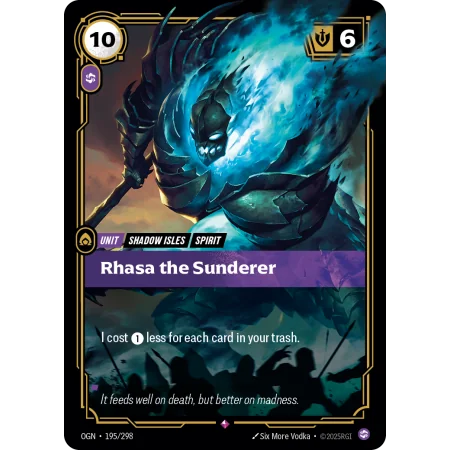 Rhasa the Sunderer OGN-195 | Origins | ProCards México