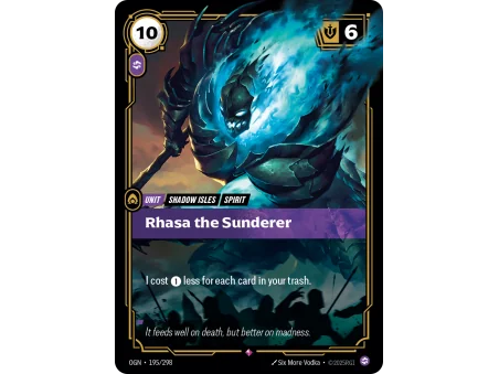 Rhasa the Sunderer OGN-195 | Origins | ProCards México