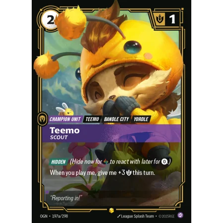Teemo, Scout OGN-197A | Origins | ProCards México