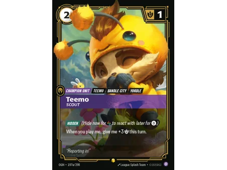 Teemo, Scout OGN-197A | Origins | ProCards México