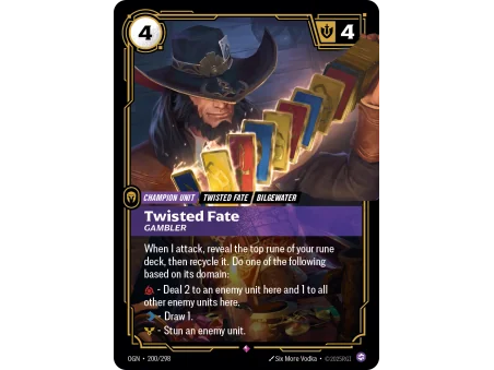 Twisted Fate, Gambler OGN-200 | Origins | ProCards México