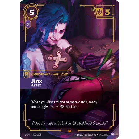 Jinx, Rebel OGN-202 | Origins | ProCards México