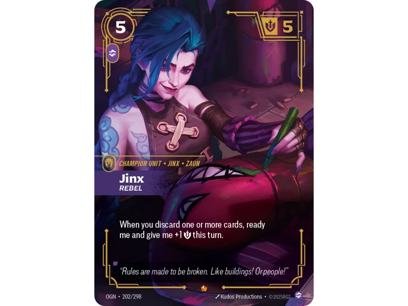 Jinx, Rebel OGN-202 | Origins | ProCards México