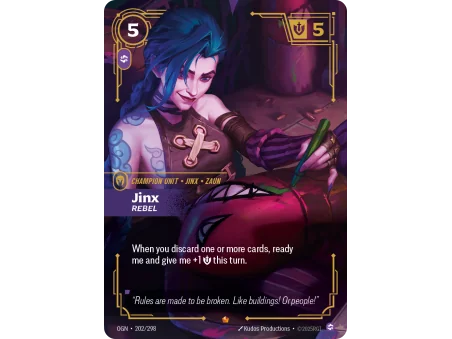 Jinx, Rebel OGN-202 | Origins | ProCards México