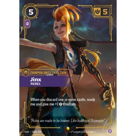 Jinx, Rebel OGN-202A | Origins | ProCards México