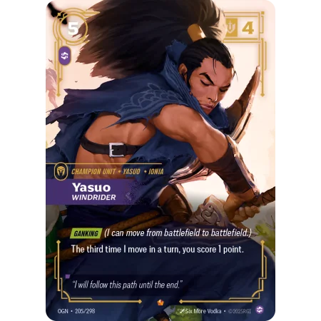 Yasuo, Windrider OGN-205 | Origins | ProCards México