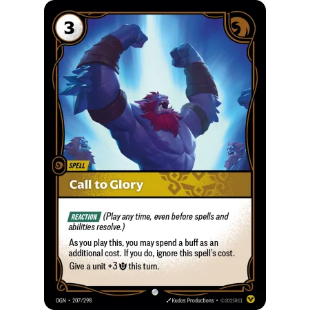 Call to Glory OGN-207 | Origins | ProCards México