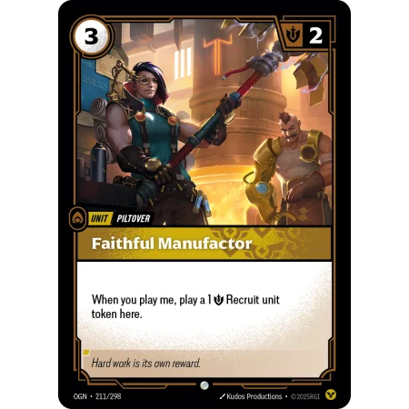 Faithful Manufactor OGN-211 | Origins | ProCards México