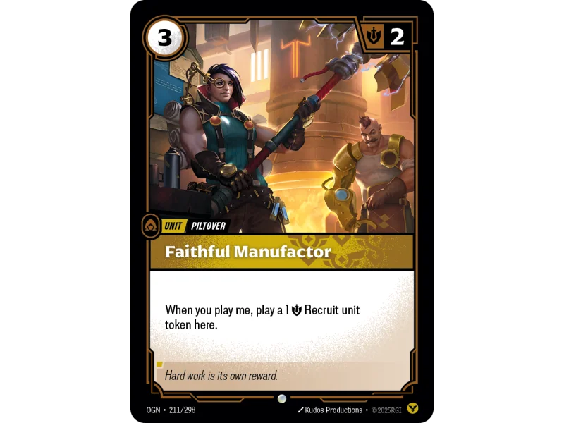 Faithful Manufactor OGN-211 | Origins | ProCards México
