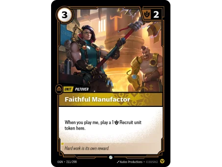 Faithful Manufactor OGN-211 | Origins | ProCards México