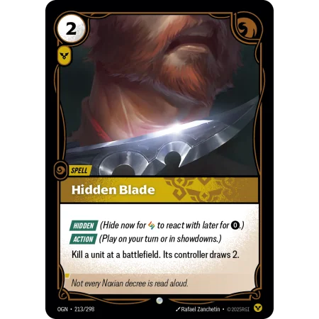 Hidden Blade OGN-213 | Origins | ProCards México